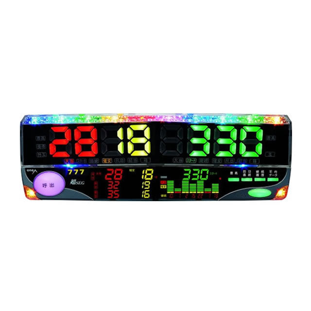 [Used] Data counter lamp: Super Seg [Full-color 8-digit Seg that is easy to see even from the side! ]