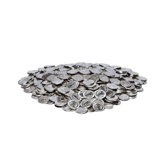 500 de monede din oțel inoxidabil utilizate (25φ)