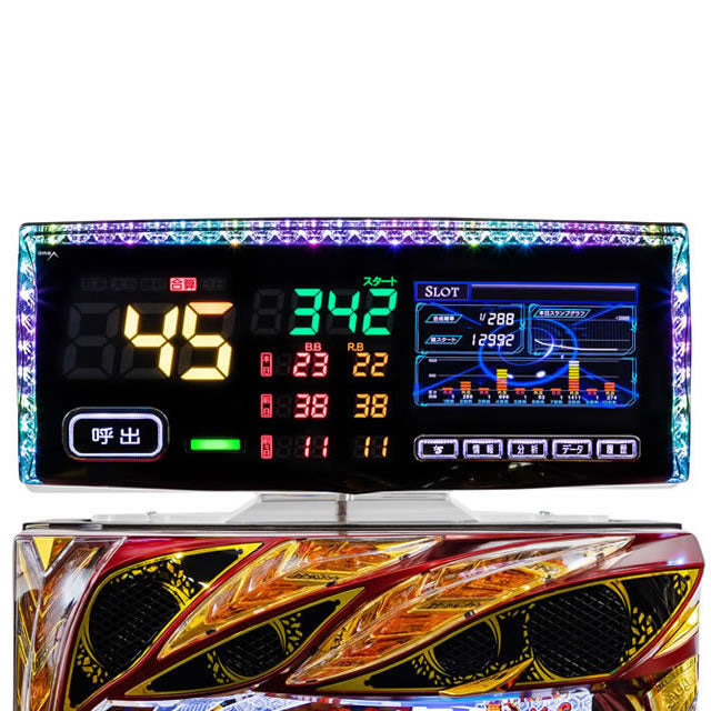 [New] Panela Steal [Flat, panel-type hybrid LCD type, data lamp counter with a stylish design that has a sense of unity with the gaming machine]