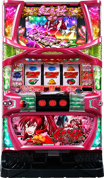 L'âme rouge est comme Cherry Blossom / Akaki Tamashi Ha Sakurano Gotoku Pachislot Machine